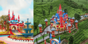 D'Castello Wisata Meriah Dengan Pelataran Pegunungan Indah