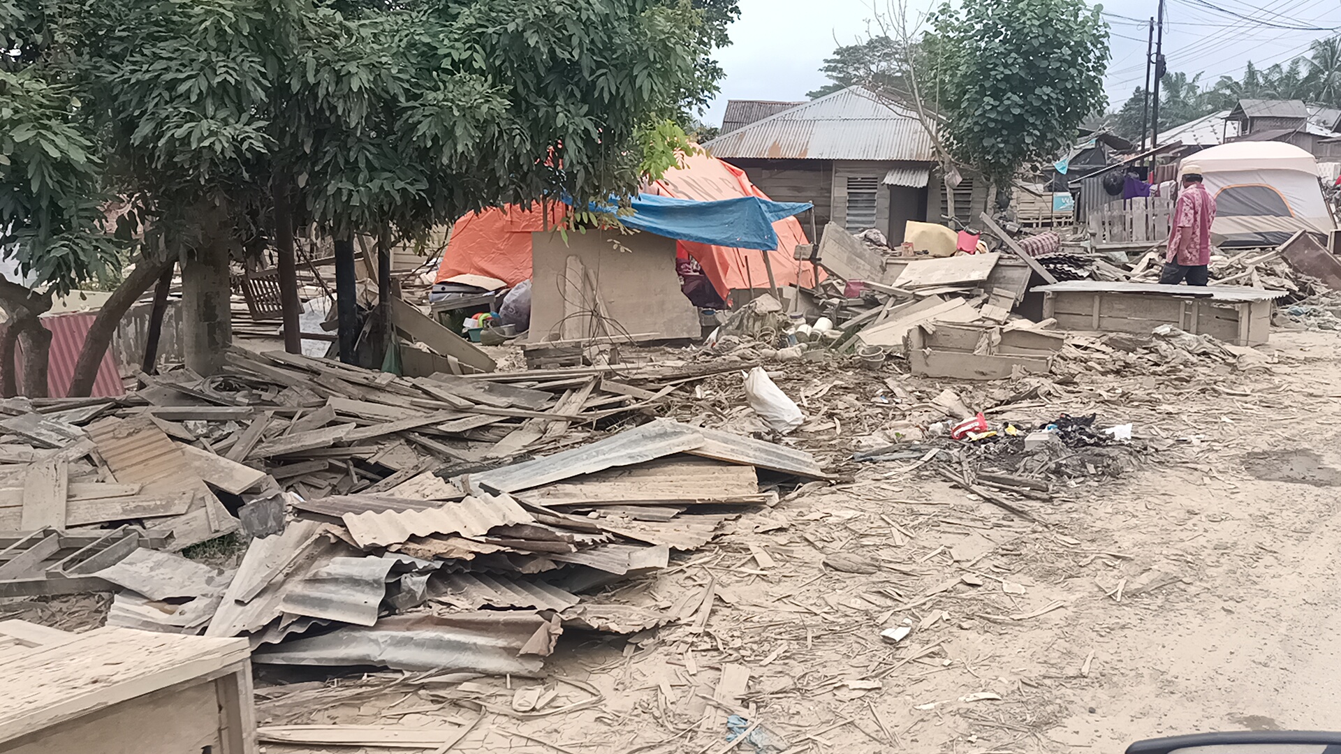 Salah satu lokasi yang terkena Banjir Bandang